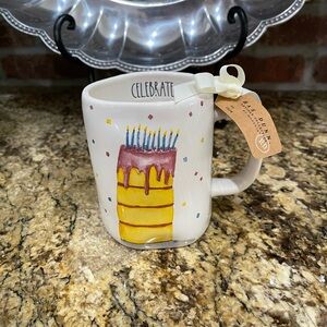 Rae Dunn CELEBRATE 19.5 ounce mug - Brand new